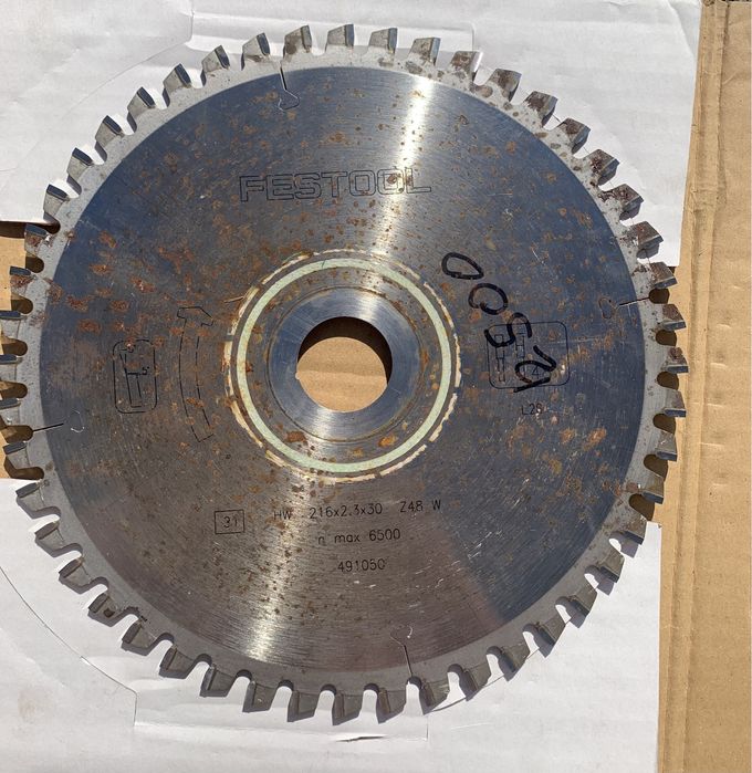 Дискові пили, різних розмірів FABA, FESTOOL, ELUMATEC