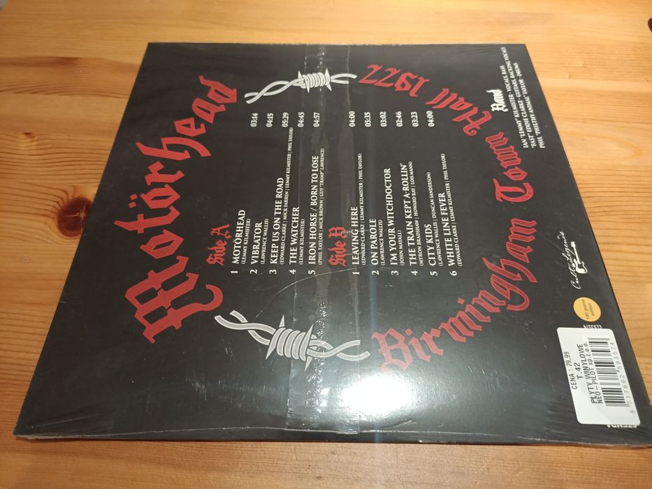 Motorhead - Birmingham Town Hall 1977 LP