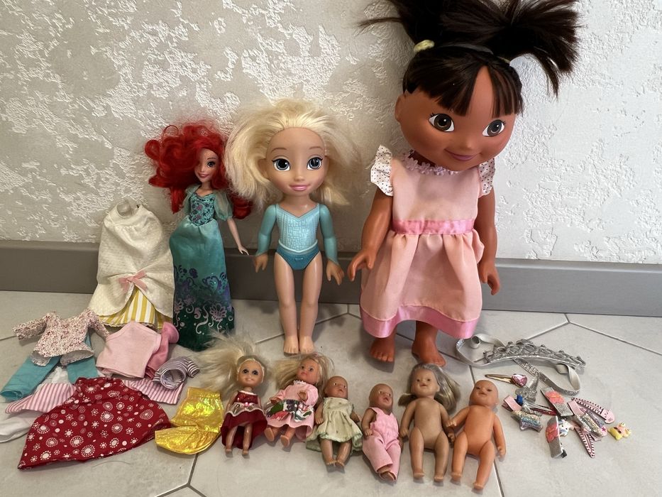 Пакет,набір іграшок,ляльки Mattel,Disney,пупси Zapf
