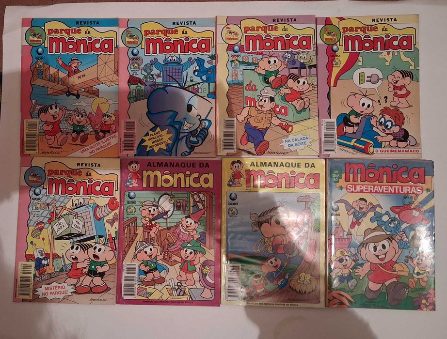 Livros e Almanaques Turma da Mónica anos 90