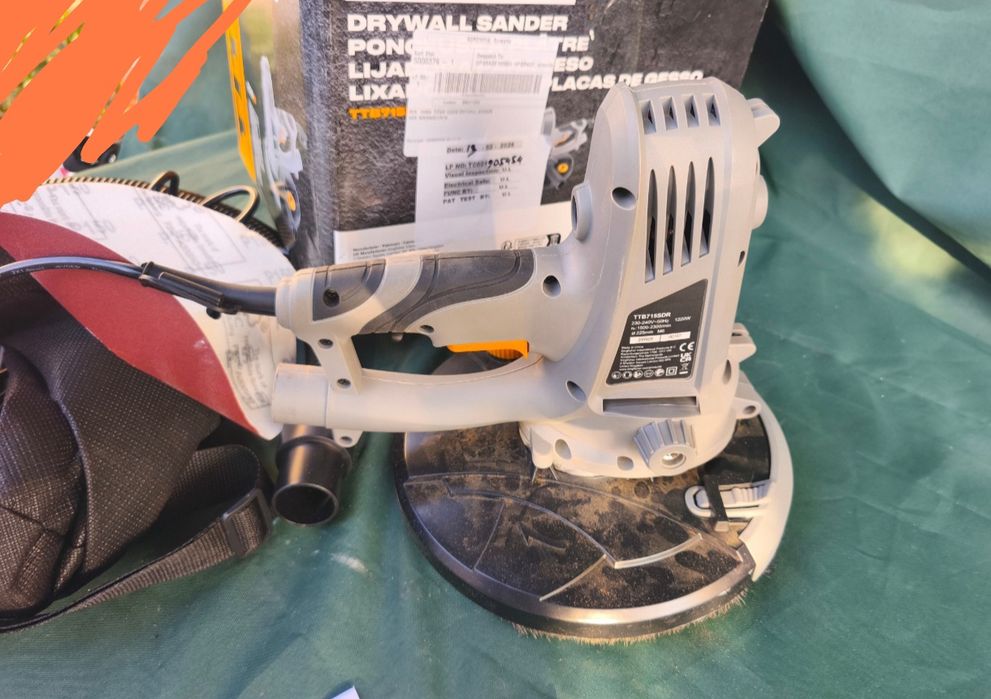 9Szlifierka elektryczna mimośrodowa oscylacyjna 1220 w 225 mm ttb715sdr
