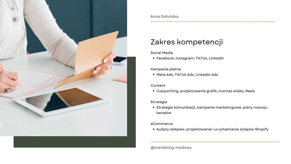 Prowadzenie Social Media, eCommerce - grafika, video, foto, audyty