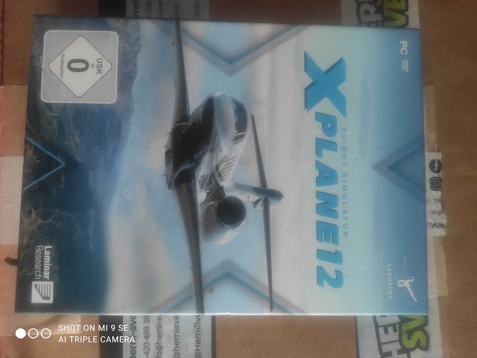 X Plane 12 DVD symulator lotu