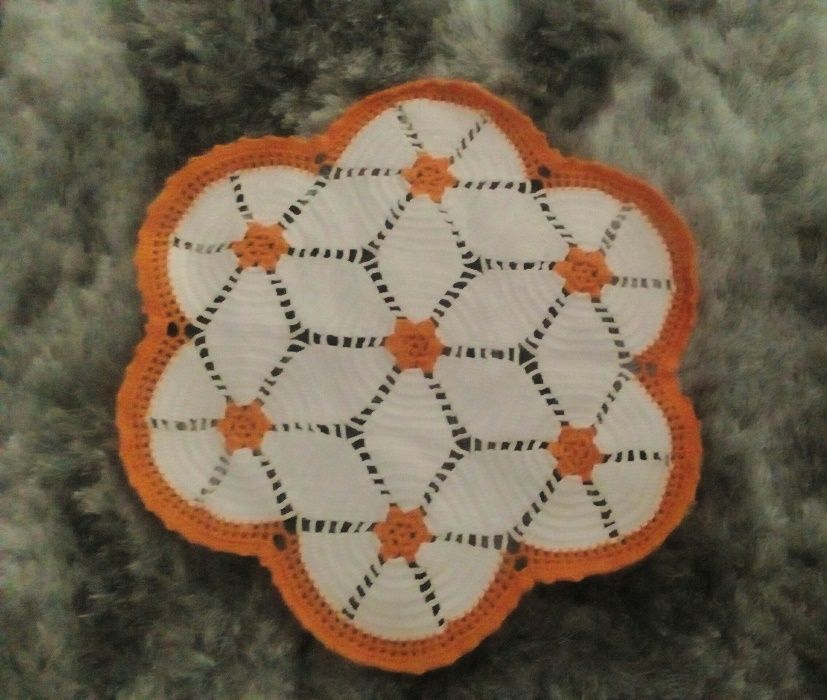 Conjunto de 4 panos feitos à mão