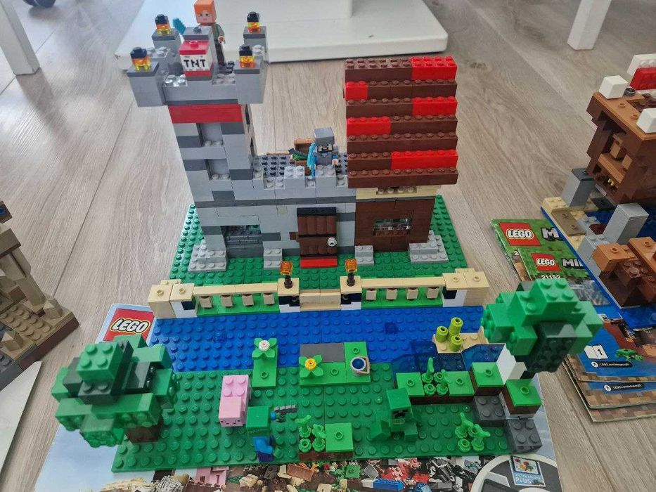 Наборы Лего майнкрафт  21184,21171, оригинал , б/у