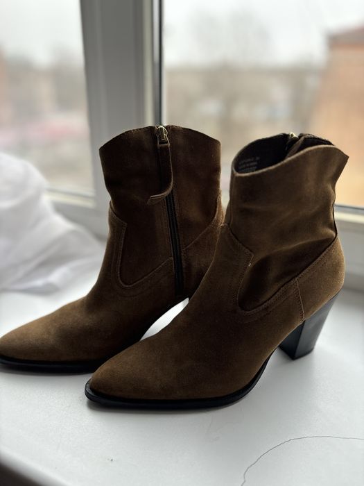 Сапоги ботинки чоботи казаки Mango