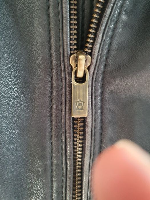 Kurtka skórzana Massimo Dutti