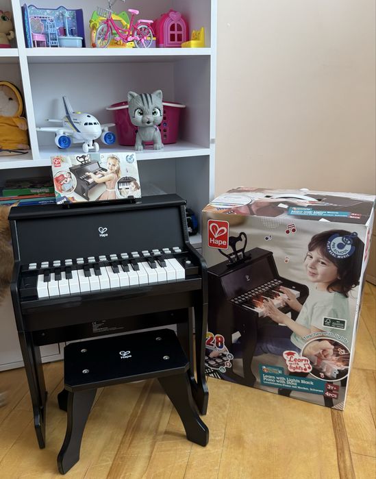 Піаніно дитяче електронне, деревʼяне