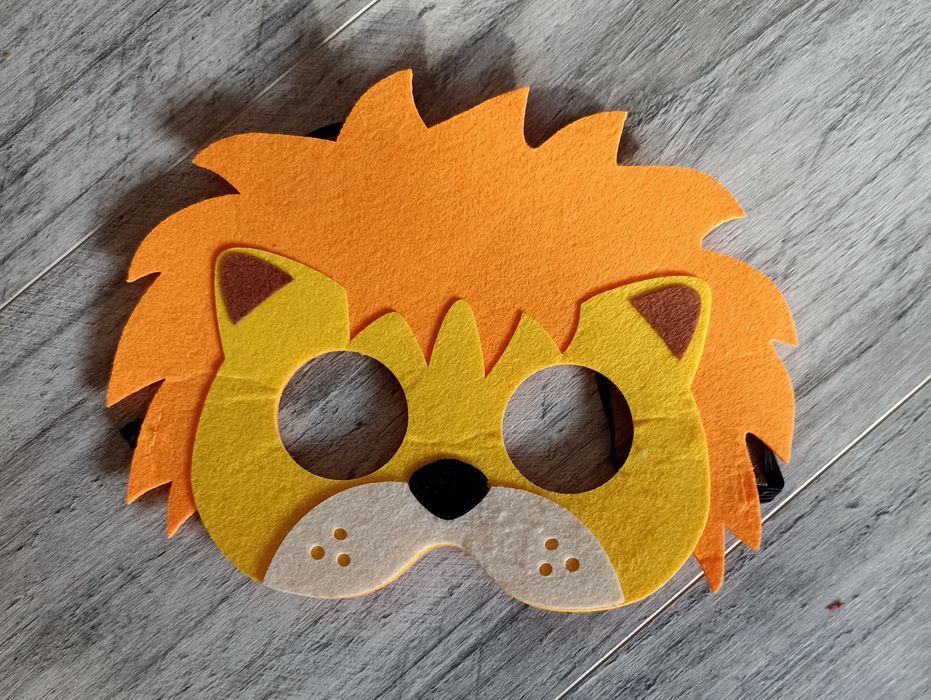 Maska lwa nowa dziecięca