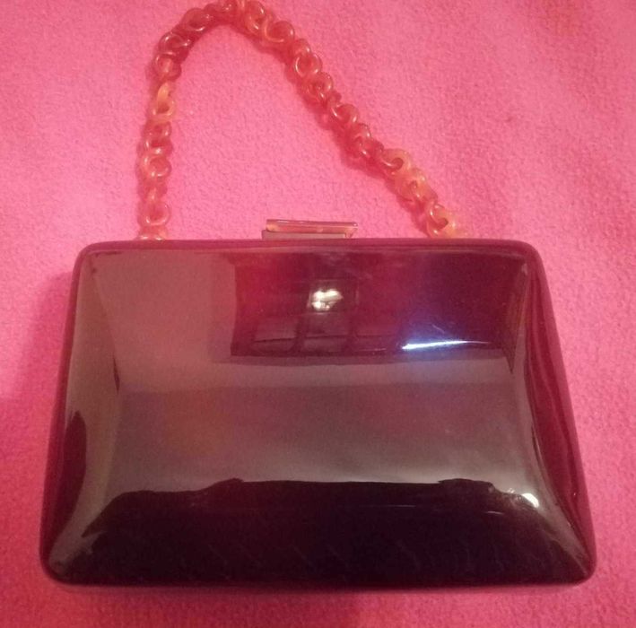Rara Pochete/Clutch/ Bolsa vintage anos 60 s/uso