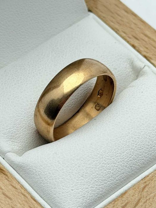 Klasyczny Złoty Pierścionek Obrączka Warmet 4,94G P585 R14.5