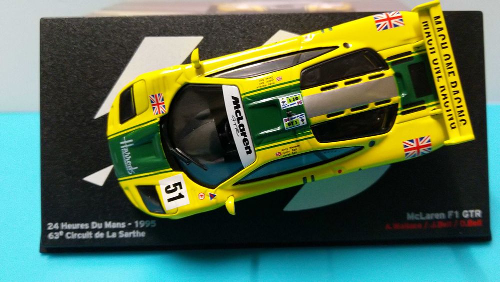 McLaren F1 GTR #51: 24h Le Mans 1995 - Miniatura Altaya/IXO esc 1/43