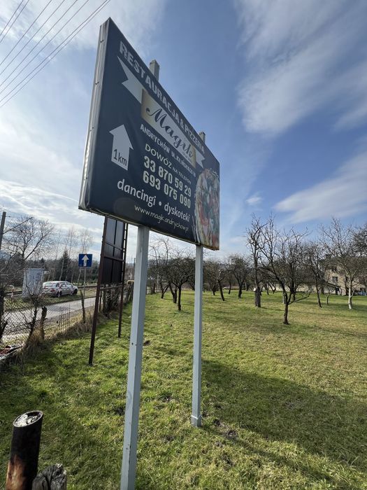 Stelaż na reklamę 200 x 300