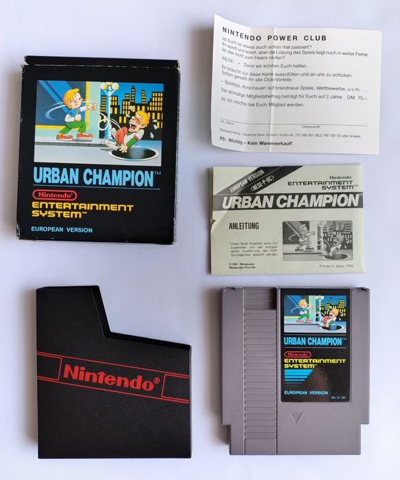 Gra Urban Champion Nintendo NES komplet z pudełkiem i instrukcją