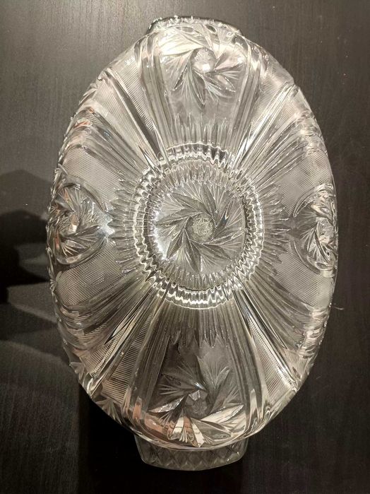Półmisek kryształowy 35cmx22cm