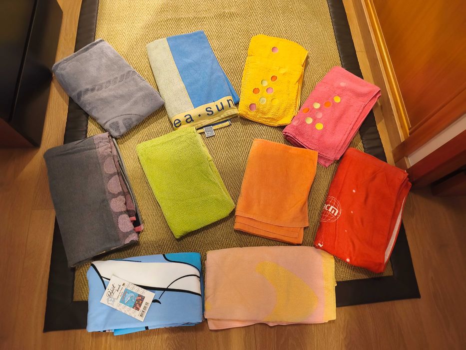 Toalhas de praia diversas
