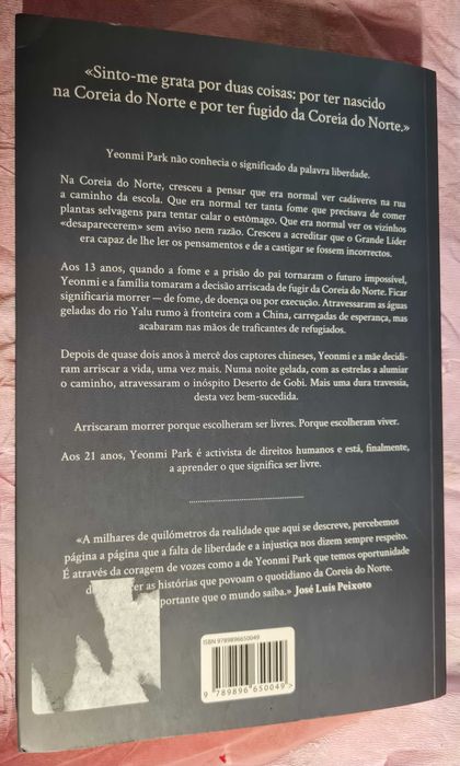Porque Escolhi Viver de Yeonmi Park