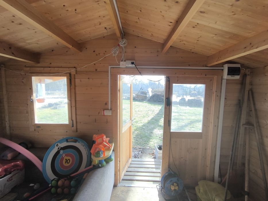 Domek narzędziowy drewniany balik 40mm 16m2