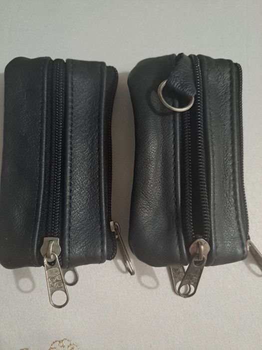 Etui na klucze portfelik skóra 3 zamki