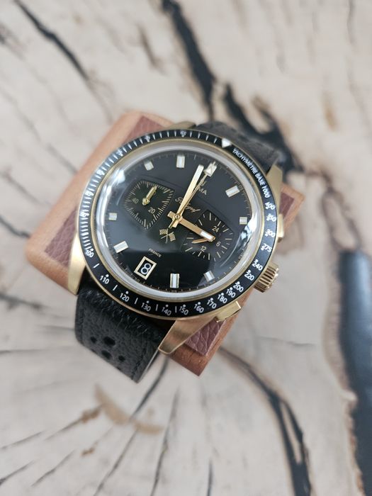 Yema Rallygraf II Classic Racing School Chronograph zegarek