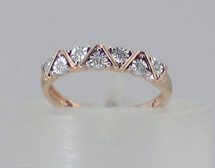 Золотое кольцо с бриллиантами 585 проба размеры от 15-20