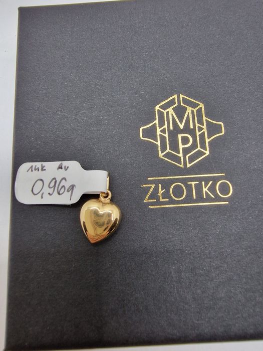 Zawieszka SERCE złoto 585 14k