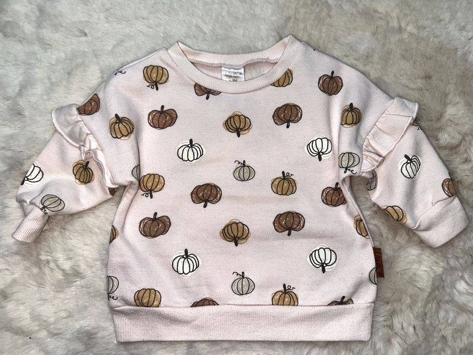 Bluza delikatny róż w dynie 6-9 mięs