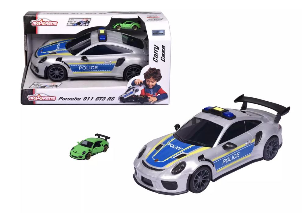 Porsche 911 GT3 RS policja kontener + 1 pojazd. Nowy Produkt