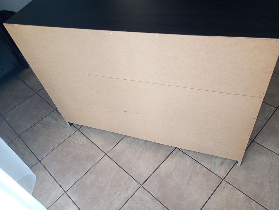 Komoda ciemny brąz 120x30x85cm