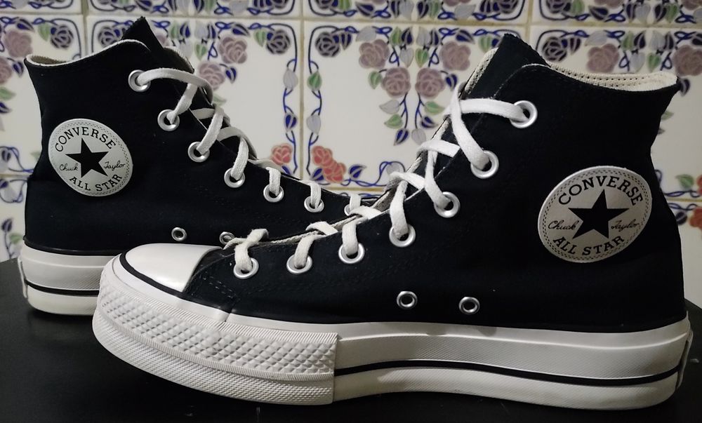 Converse Chuck Taylor All Star Lift Platform - Preto - Tamanho 39