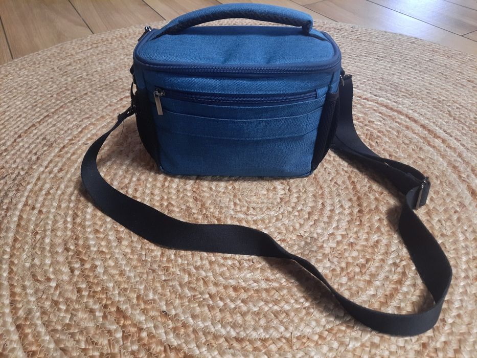 DOMISO torba na aparat, morski, nieużywany jak Nowy