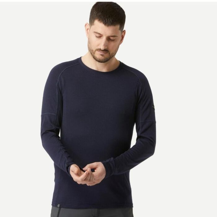 Футболка чоловіча MT500 для гірського трекінгу з довгими рукавами мери