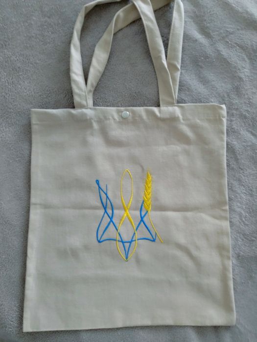 Еко-сумка,шопер з аплікацією