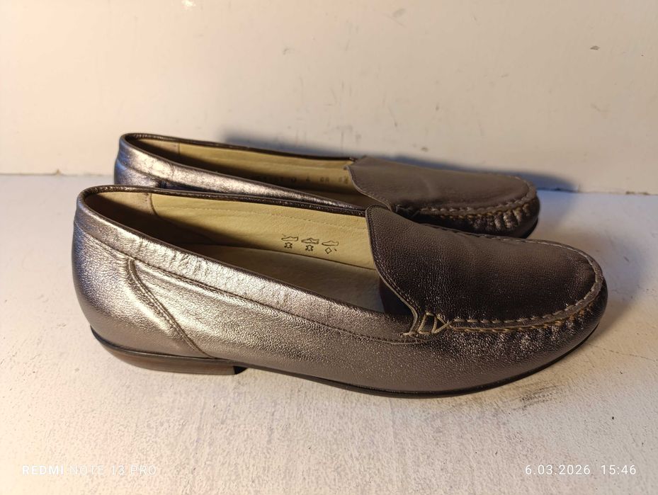 mokasyny skórzane Waldlaufer