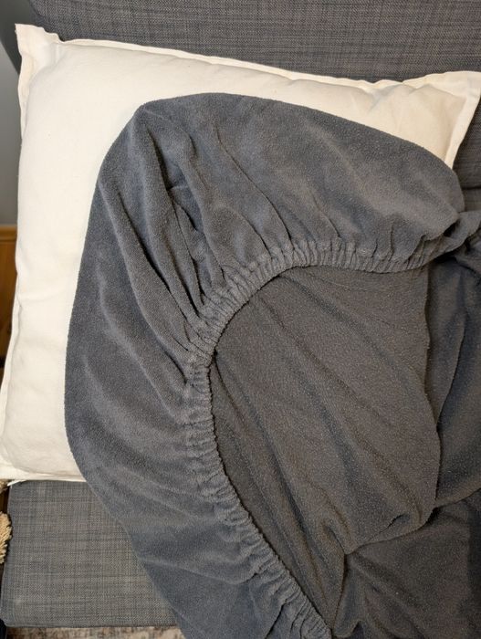 Prześcieradło frotte na topper 5cm 140x200cm