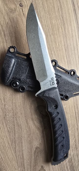 Nóż SOG Pillar S35VN Stare Logo