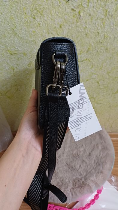 Сумка женская кожаная новая Италия Borse in Pelle Virginia Conti
