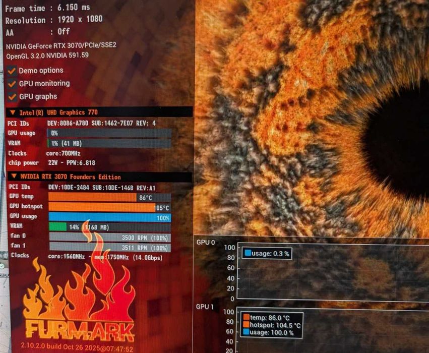 Відеокарта Inno3D GeForce RTX 3070 ICHILL X4 non LHR Samsung 8GB