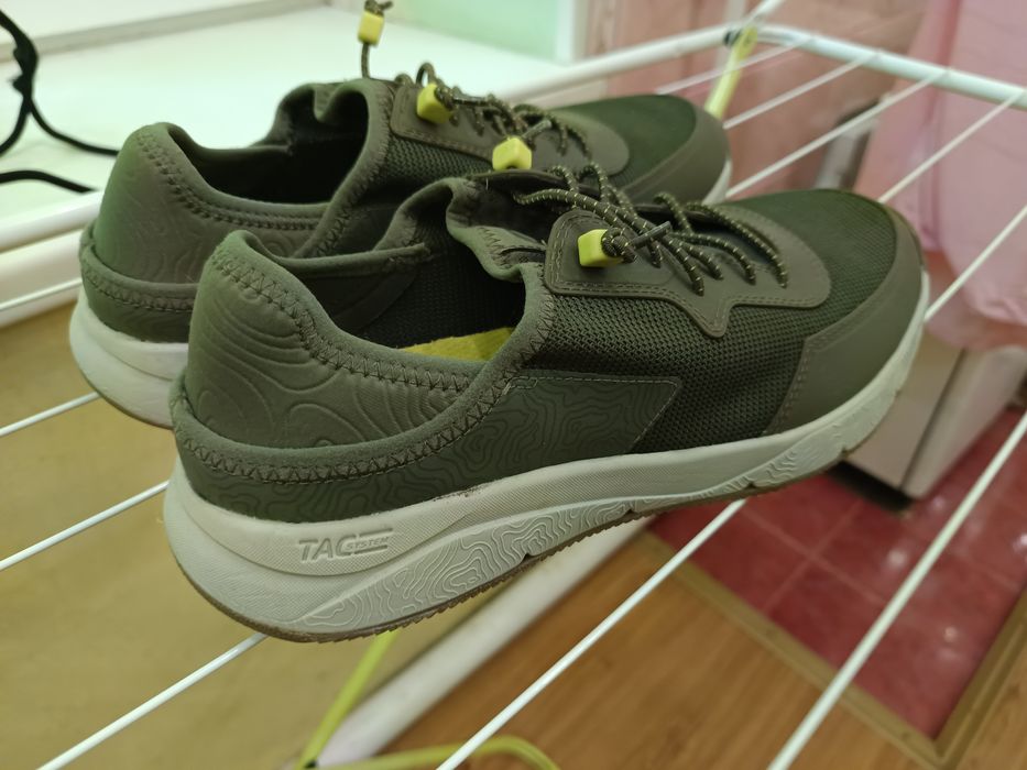 Кроссовки Clarks,Хаки, Англия, спорт/прогулки, размер 42.