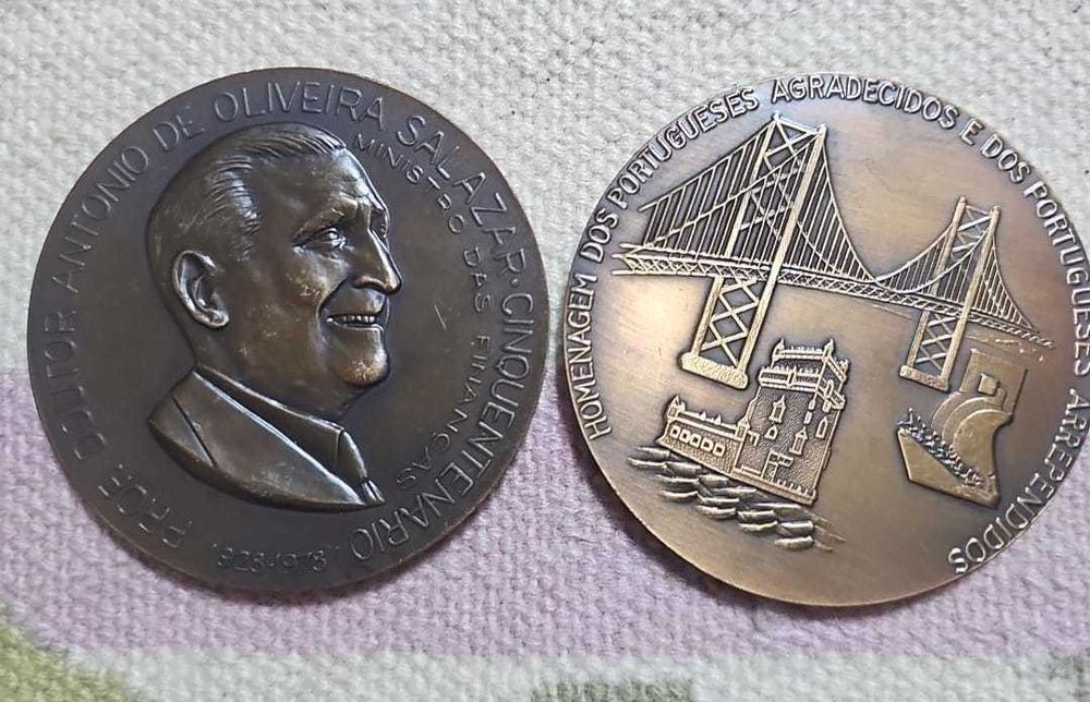 Medalha de Bronze de Antonio Oliveira Salazar