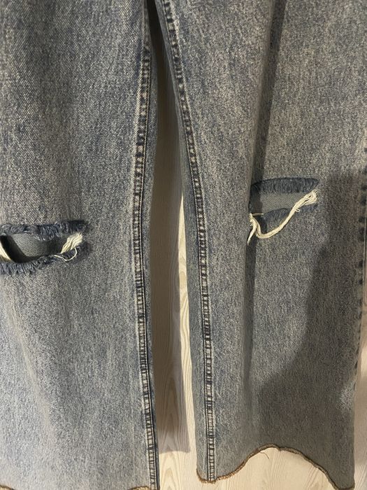 Продам стильные широкие джинсы 48 р