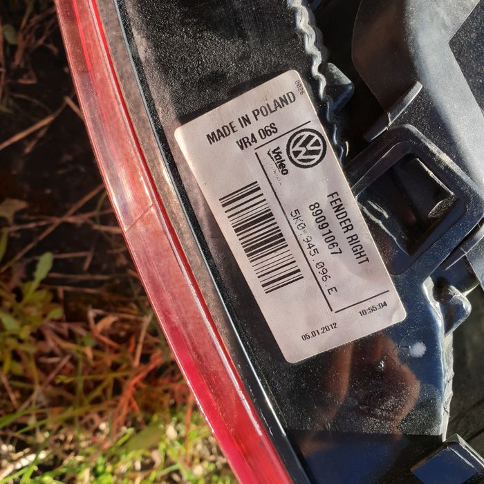 Lampa prawa tylna VW Golf VI