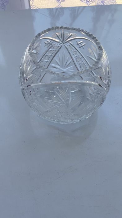Конфетниця кришталева