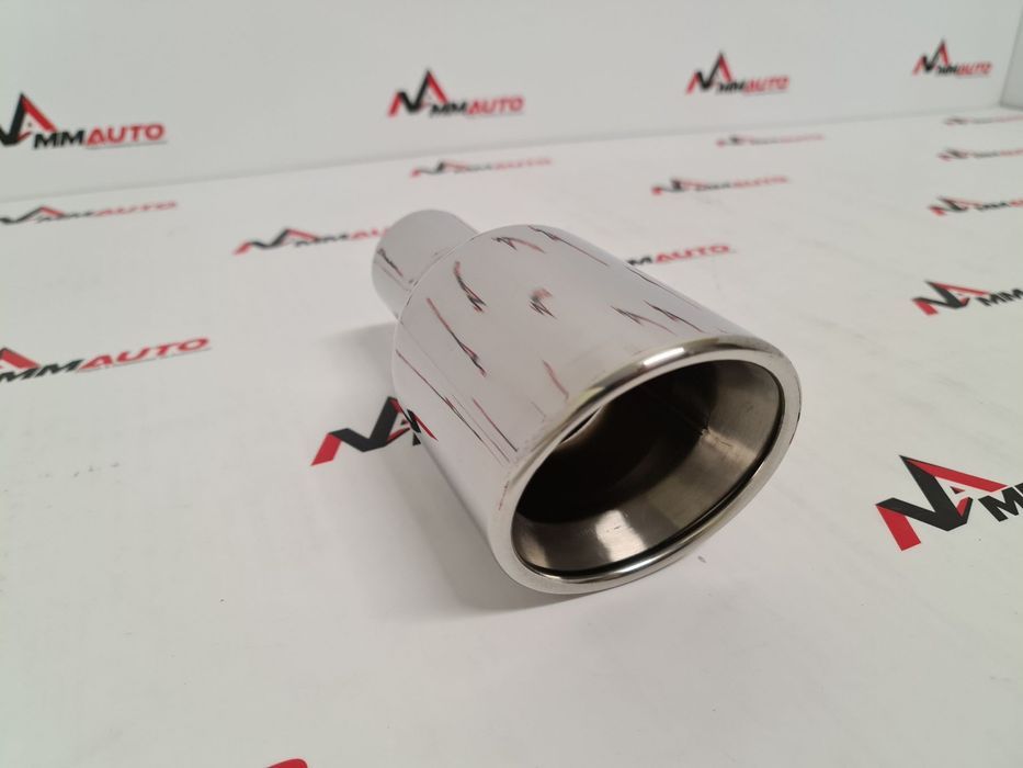 Ponteira Inox Redonda Obliqua 102mm