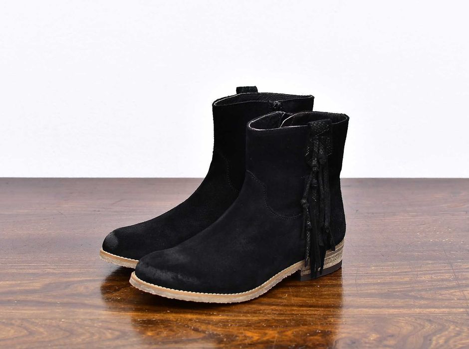 Zamszowe botki Clic! roz. 36 dł. wkładki 23,3 cm