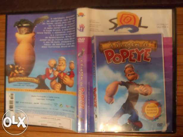 Pack 5 dvds infantis/juvenis 100% originais.