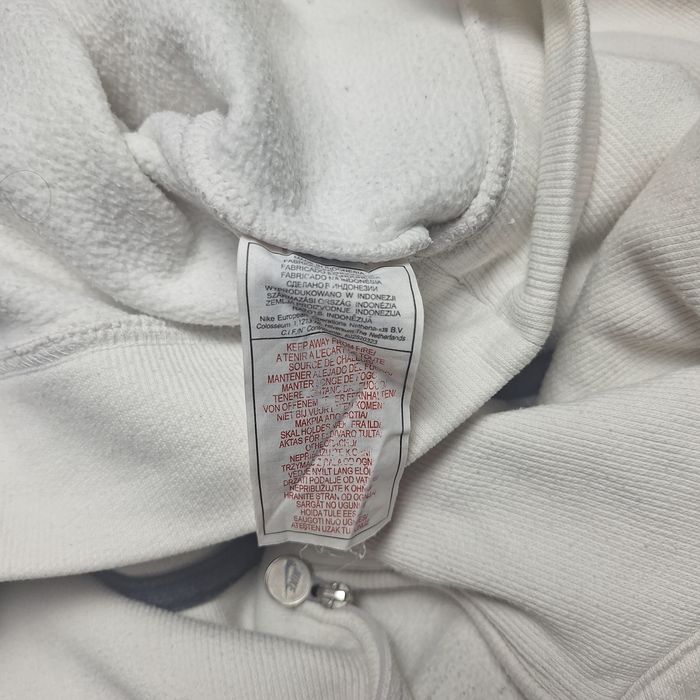 Vintage Nike Y2K 1/4 Zip Beige Sweatshirt