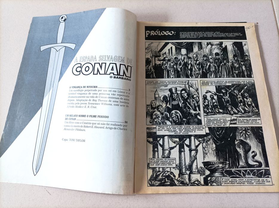 Revistas antigas Conan - A Espada Selvagem de Conan (Vintage)