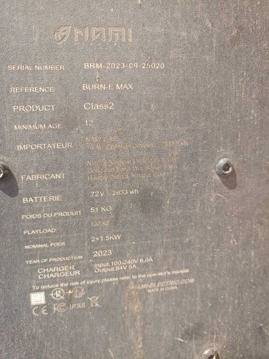 Hulajnoga   Nami  Burn