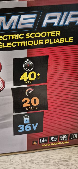 Hulajnoga elektryczna Razor E Prime Air